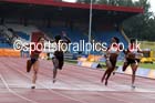 Jodie Williams (Herts Pheonix) wins from Bianca Williams (Enfield) and 3rd Anyika Onoura (Liverpool) 200 metres final, 2014 Sainsbury's British Championships. Photo: David T. Hewitson/Sports for All Pics